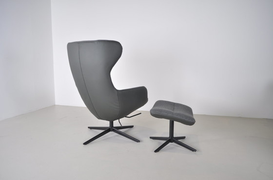 Image 1 of Zyba design armchair + ottoman