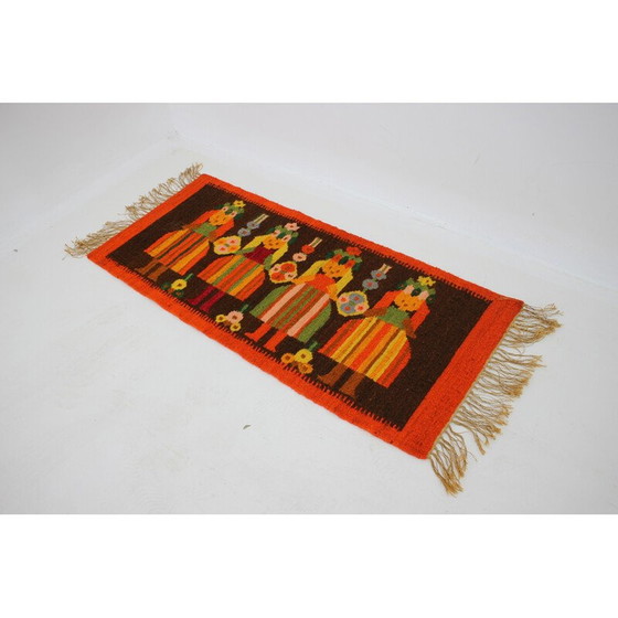 Image 1 of Vintage Polish wool rug, 1960s
