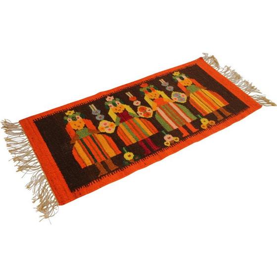 Image 1 of Vintage Polish wool rug, 1960s