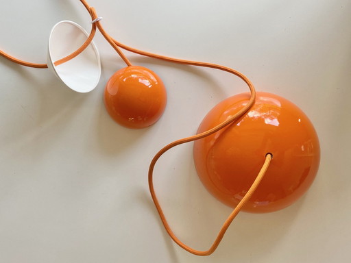 Vintage Verner Panton Flowerpot Emalliert Louis Poulsen