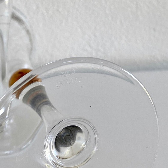 Image 1 of Vintage crystal Godiva champagne glasses, France