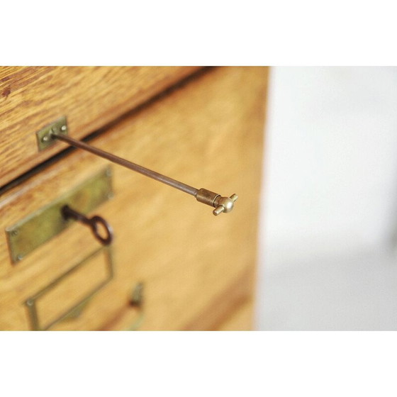 Image 1 of Vintage oakwood chest of drawers, England 1930