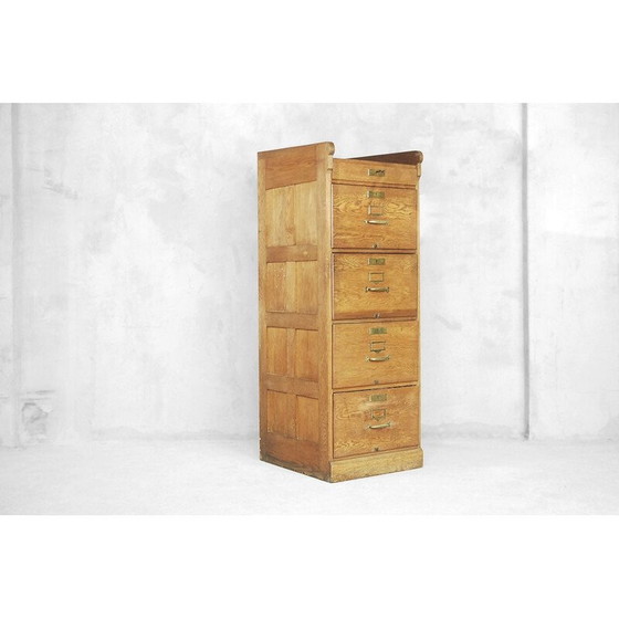 Image 1 of Vintage oakwood chest of drawers, England 1930
