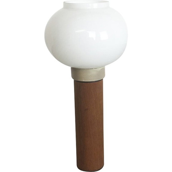 Image 1 of Teak table lamp by Uno and Östen Kristiansson for Luxus, Sweden 1960