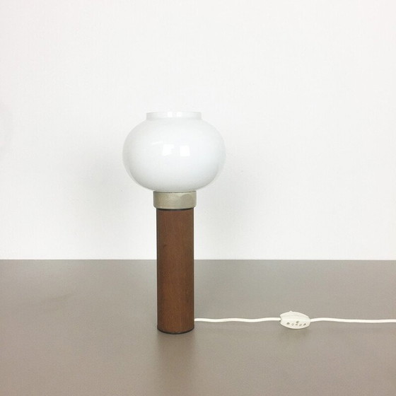 Image 1 of Teak table lamp by Uno and Östen Kristiansson for Luxus, Sweden 1960