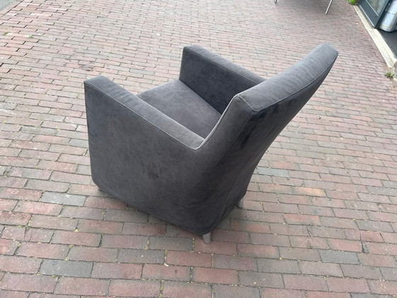 Image 1 of Leolux Dolcinea alcantara armchair