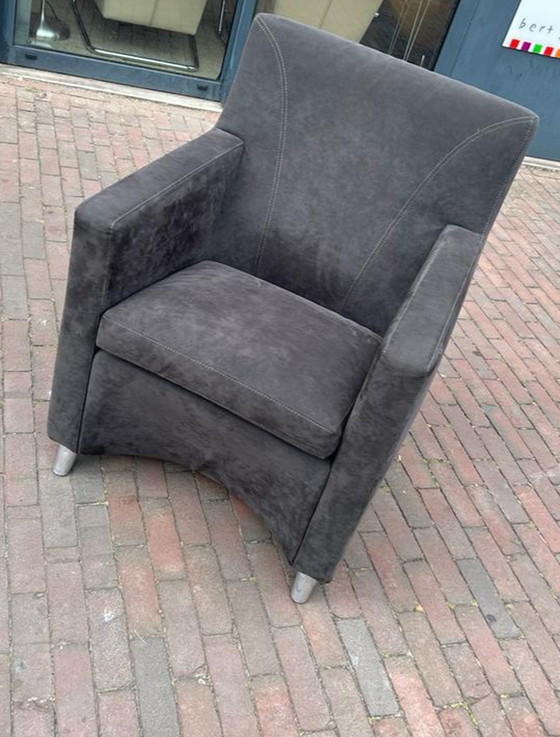 Image 1 of Leolux Dolcinea alcantara armchair