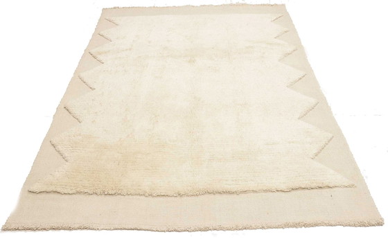 Image 1 of Hand-knotted Gabbeh Kilim Rug - Elegance Meets Minimalism- 232 X 166