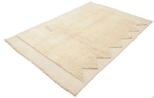 Hand-knotted Gabbeh Kilim Rug - Elegance Meets Minimalism- 232 X 166