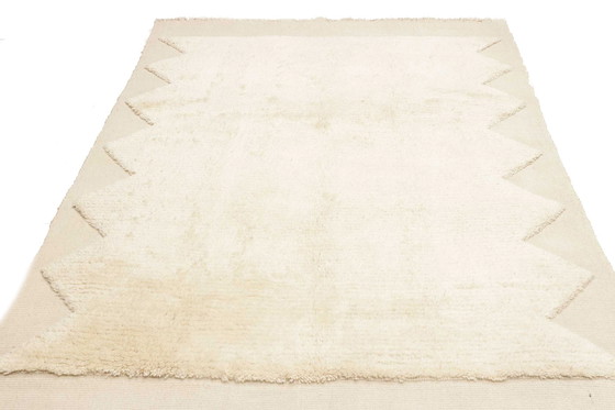 Image 1 of Hand-knotted Gabbeh Kilim Rug - Elegance Meets Minimalism- 232 X 166