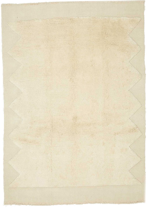 Hand-knotted Gabbeh Kilim Rug - Elegance Meets Minimalism- 232 X 166