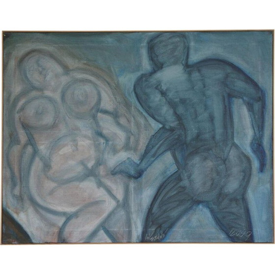 Image 1 of Vintage oil painting by Jiri Naceradsky, 2009