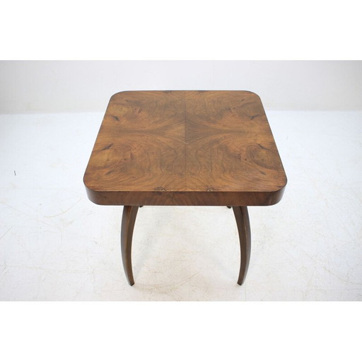 Vintage wooden coffee table by Jindřich Halabala, Czechoslovakia 1930