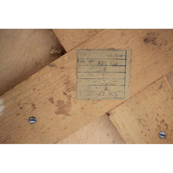 Image 1 of Vintage wooden coffee table by Jindřich Halabala, Czechoslovakia 1930