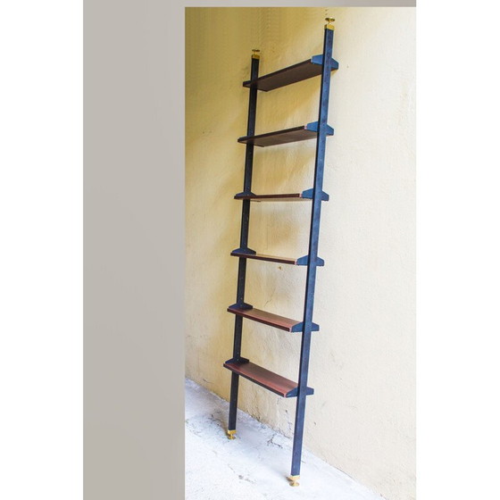 Image 1 of Libreria vintage in metallo ottone, 1950