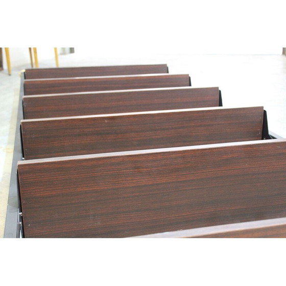 Image 1 of Libreria vintage in metallo ottone, 1950