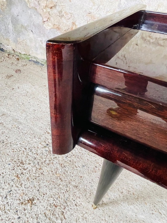 Image 1 of Mid-Century Rosewood Nightstand  1960S