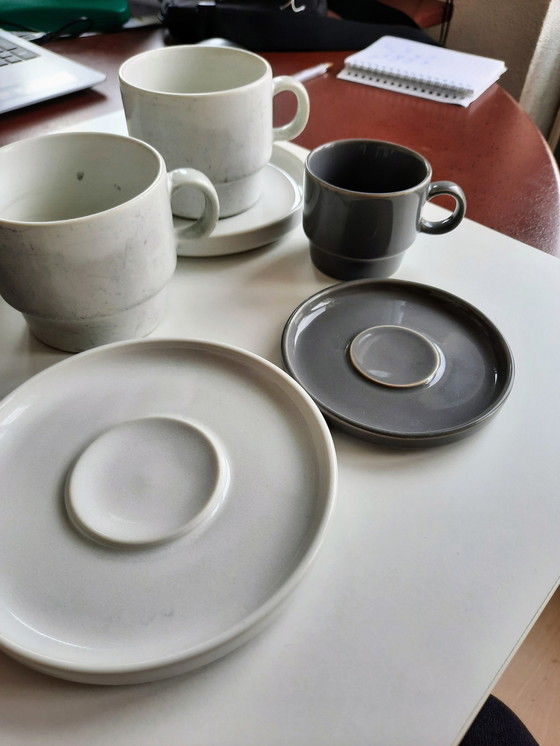 Image 1 of Tasse et soucoupe Bauhaus 5