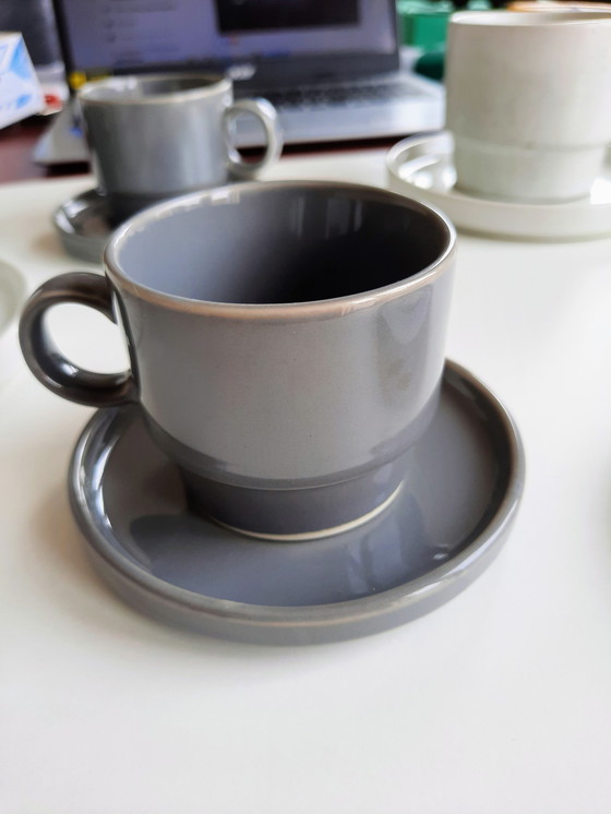 Image 1 of Tasse et soucoupe Bauhaus 5