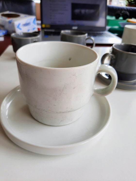 Image 1 of Tasse et soucoupe Bauhaus 5