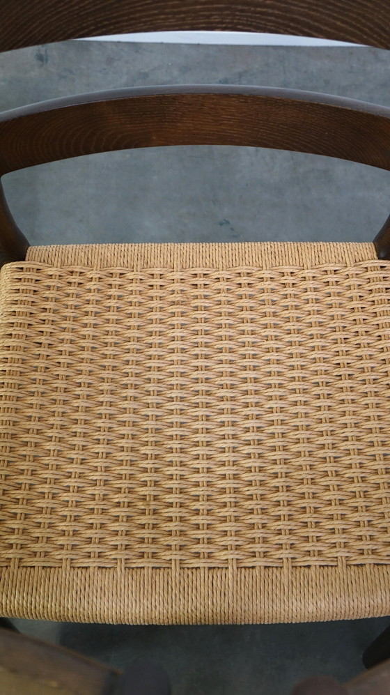 Image 1 of 8 x Vintage Niels Otto Møller Danish design dining chair model no. 84