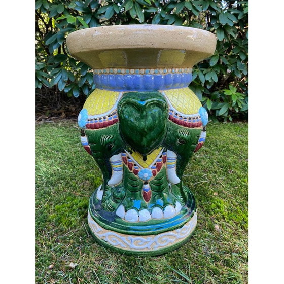 Image 1 of Vintage multicolored garden set with elephants, 1960-1970s