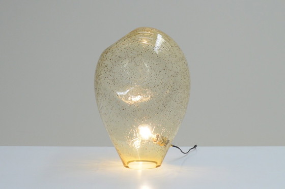 Image 1 of Large Murano Glass Free-Form Table Lamp From La Murrina, Italy 70S. 