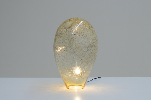 Large Murano Glass Free-Form Table Lamp From La Murrina, Italy 70S. 