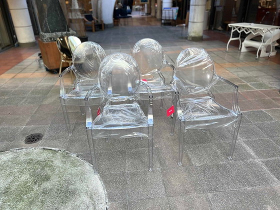 Image 1 of Sillas - Louis Ghost, Kartell Por Starck, 2000