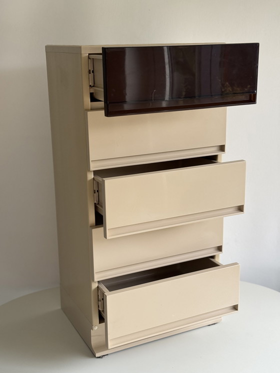Image 1 of 5 Piece Alibert Mirror And Cabinets