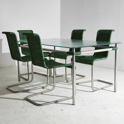 Tecta Dining Set By Axel Bruchhäuser, Set Of 6