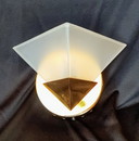 Vintage gold wall light