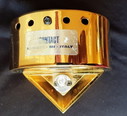 Vintage gold wall light