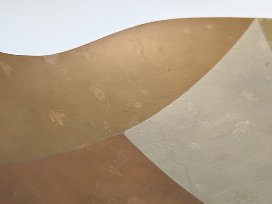 Image 1 of Fish-Shaped Centerpiece, Copper And Brass With Mixed Metals, E. Cabello, 1960S