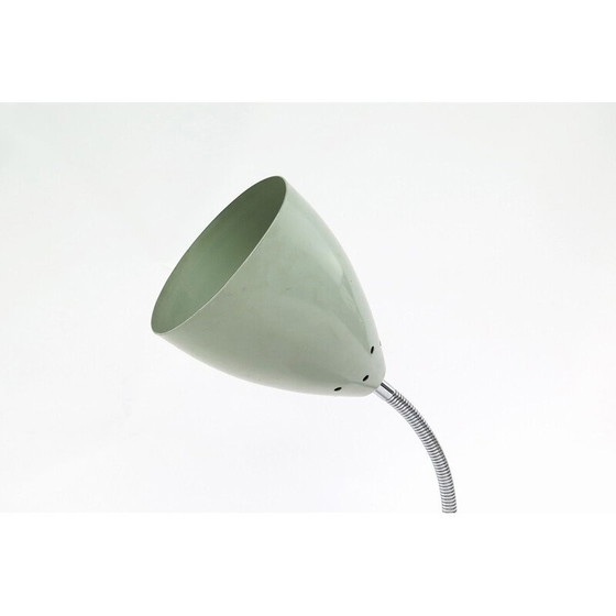 Image 1 of Lampada da tavolo vintage in metallo bianco di Max Bill, 1960