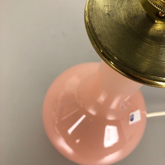 Image 1 of Vintage opaline Murano glass table lamp by Cenedese Vetri, 1960s