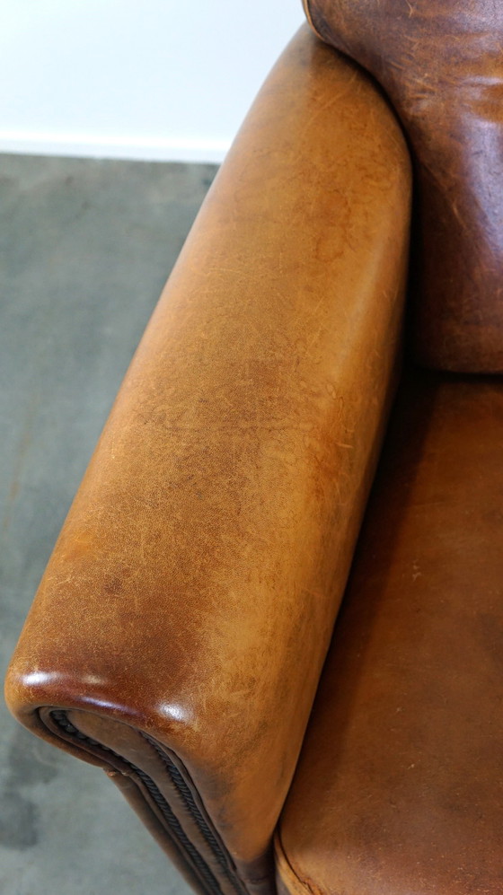 Image 1 of Sheep leather armchair with a tough look