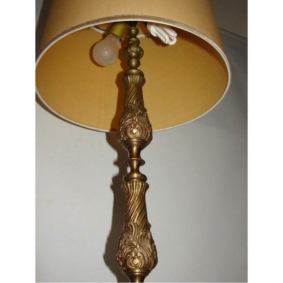 Image 1 of Vintage Brass floor lamp 1950s