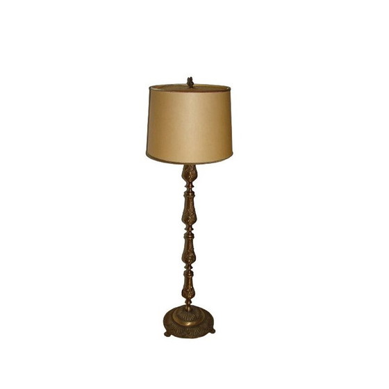 Image 1 of Vintage Brass floor lamp 1950s