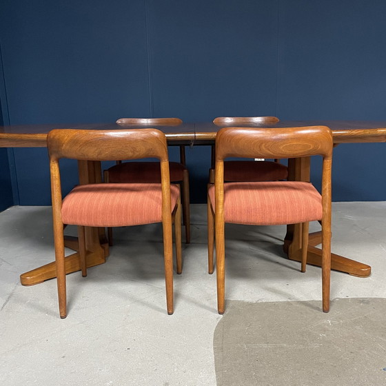 Image 1 of Vintage Dining Room Set - Niels Otto Møller - Model 75 - 1960s