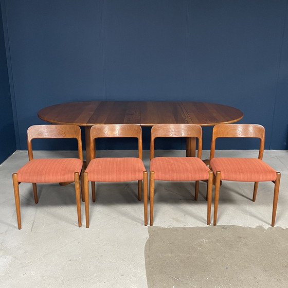 Image 1 of Vintage Dining Room Set - Niels Otto Møller - Model 75 - 1960s