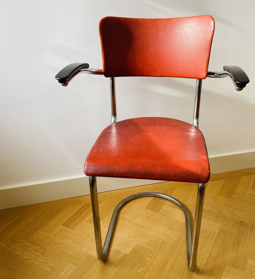 Original Steel Tubular Chair, Ca. 1940