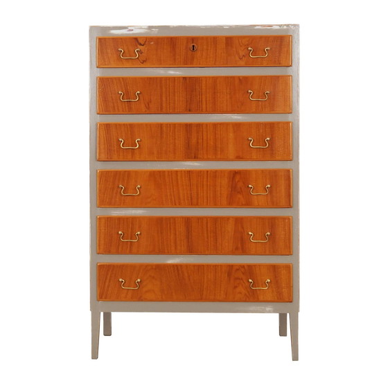 Image 1 of Walnut Chest Of Drawers, Danish Design, 1960S, Production: Denmark