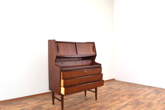 Image 1 of Mid-Century Danish Teak Secretary, 1960S.