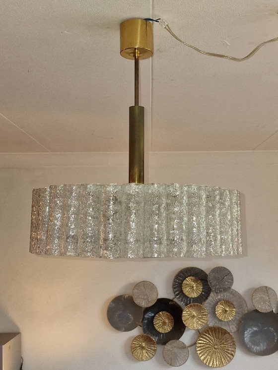 Image 1 of Pendant Lamp Of Doria Tubes Glass