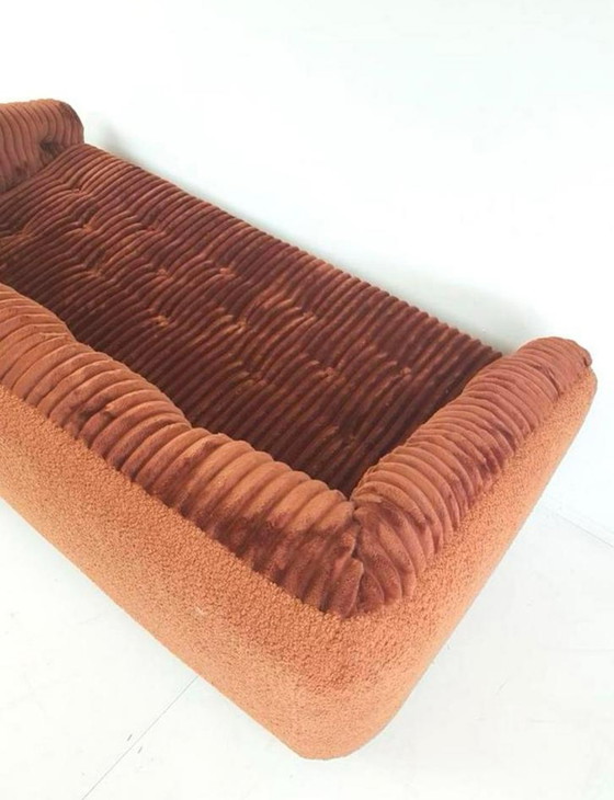Image 1 of Vintage Artifort bench newly upholstered | bench wide rib