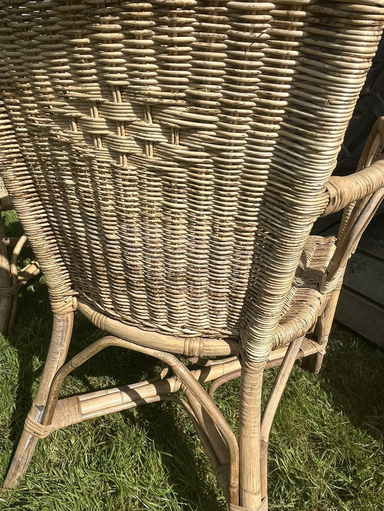 Image 1 of Duo Of Wicker Armchairs