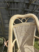 Duo Of Wicker Armchairs
