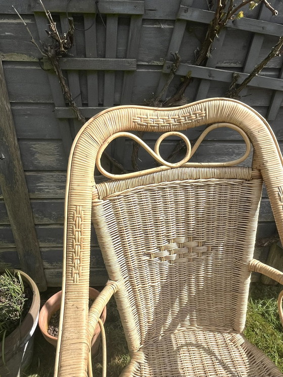 Image 1 of Duo Of Wicker Armchairs