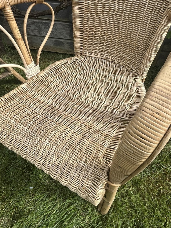 Image 1 of Duo Of Wicker Armchairs